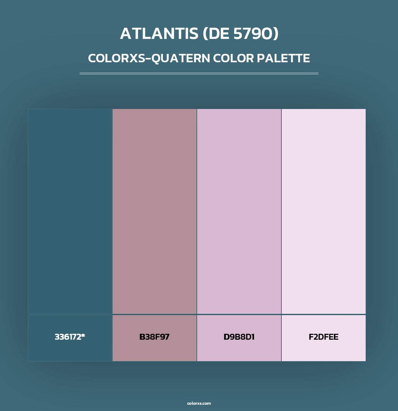 Atlantis (DE 5790) - Colorxs Quad Palette