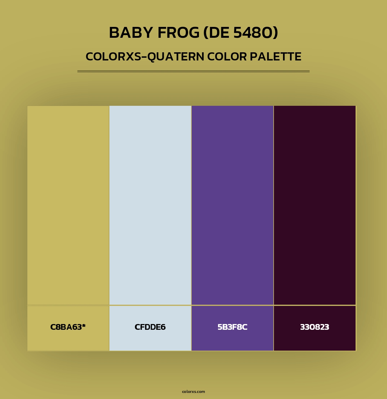 Baby Frog (DE 5480) - Colorxs Quad Palette