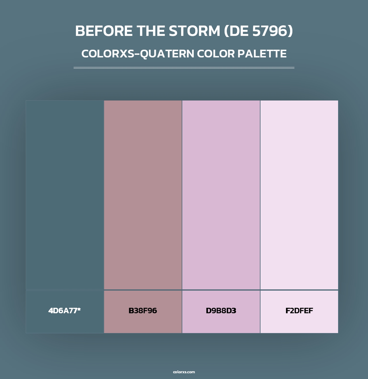 Before the Storm (DE 5796) - Colorxs Quad Palette