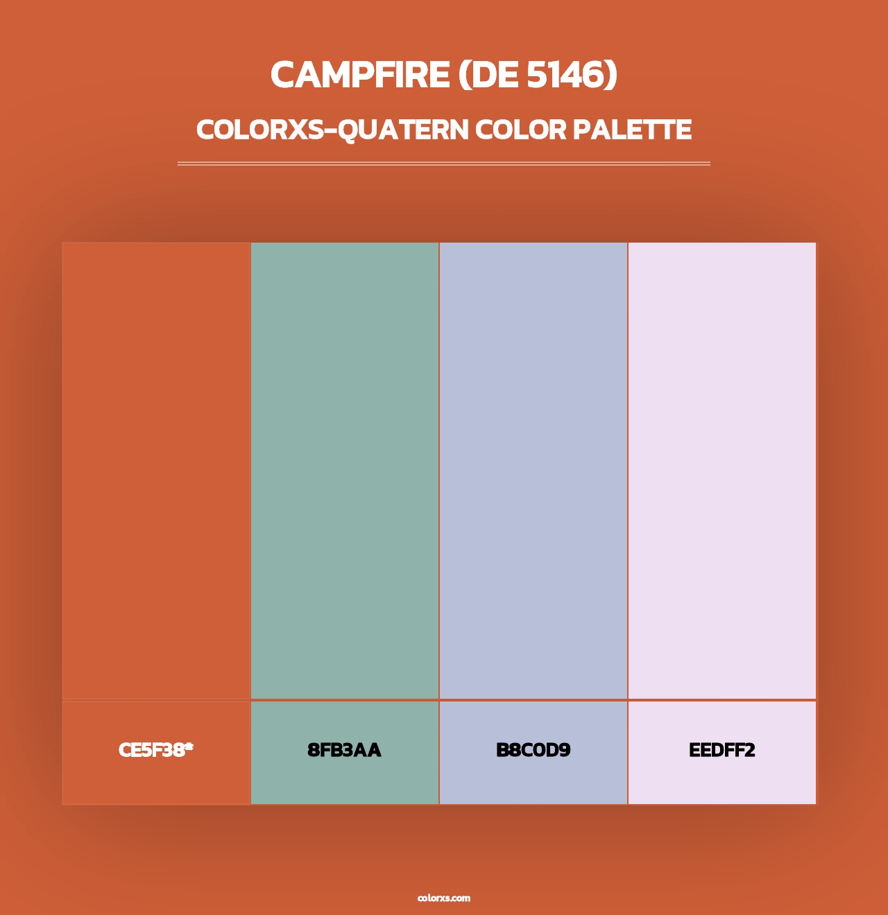 Campfire (DE 5146) - Colorxs Quad Palette