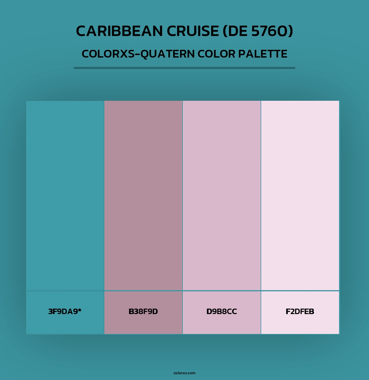 Caribbean Cruise (DE 5760) - Colorxs Quad Palette