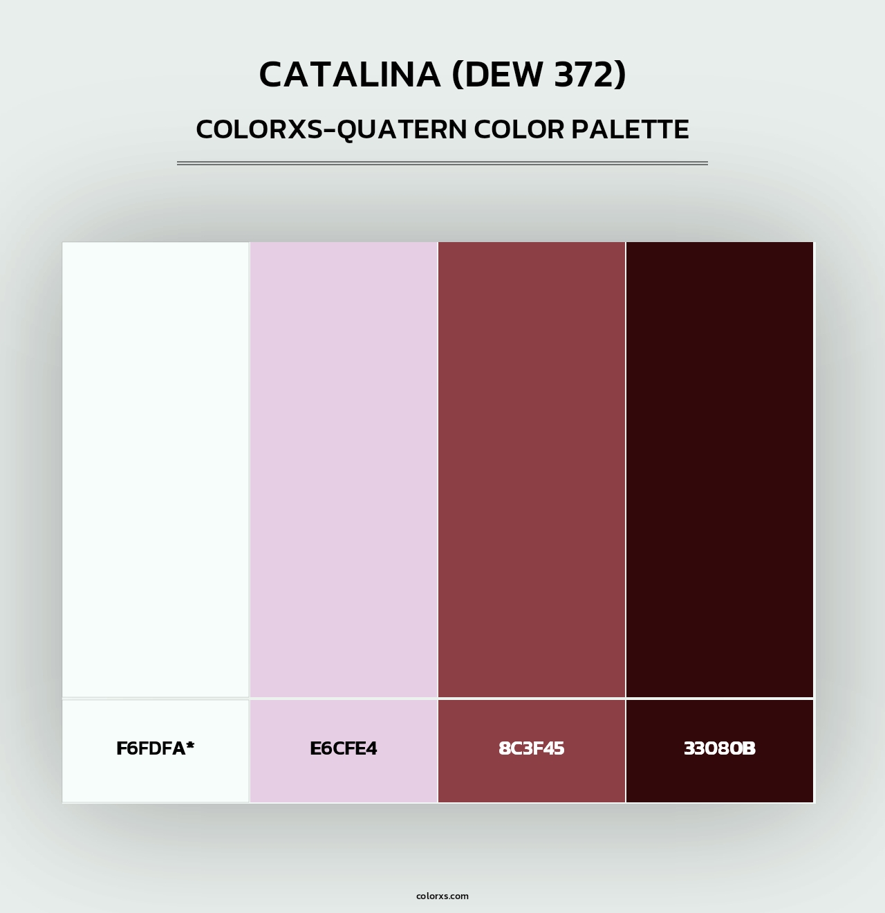 Catalina (DEW 372) - Colorxs Quad Palette