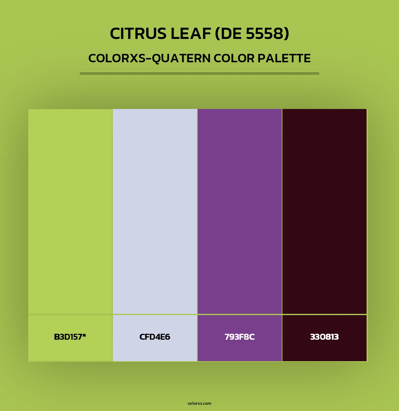 Citrus Leaf (DE 5558) - Colorxs Quad Palette