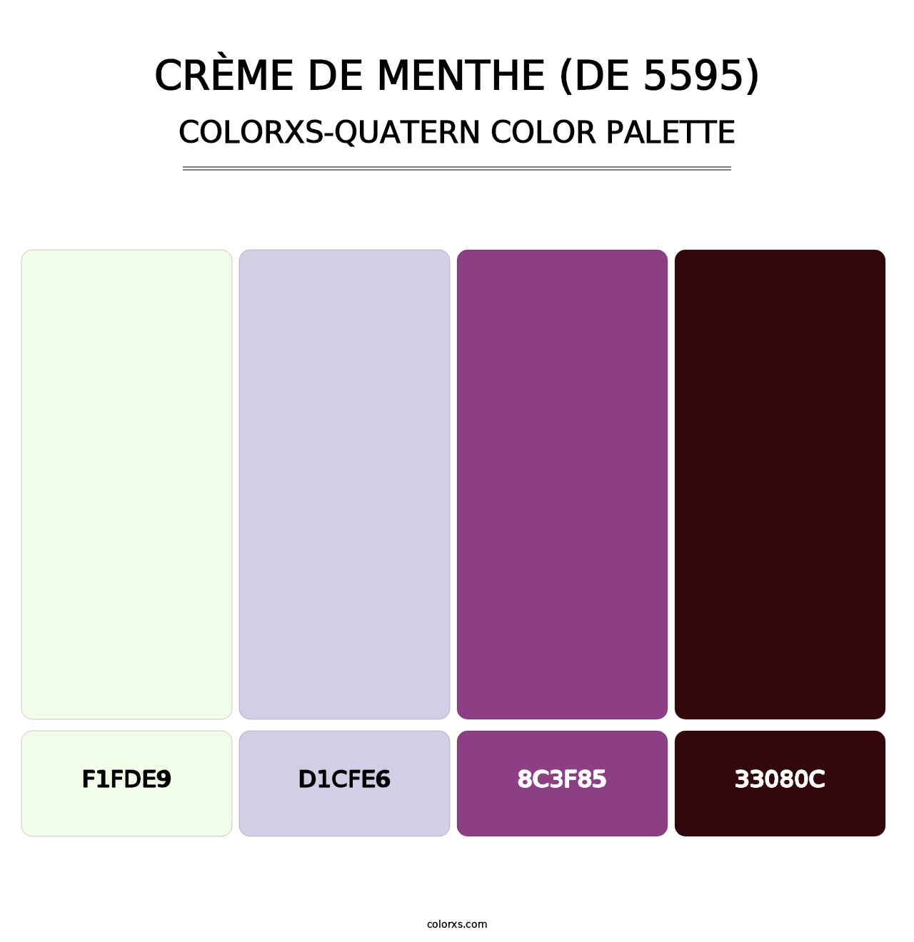 Crème de Menthe (DE 5595) - Colorxs Quatern Palette
