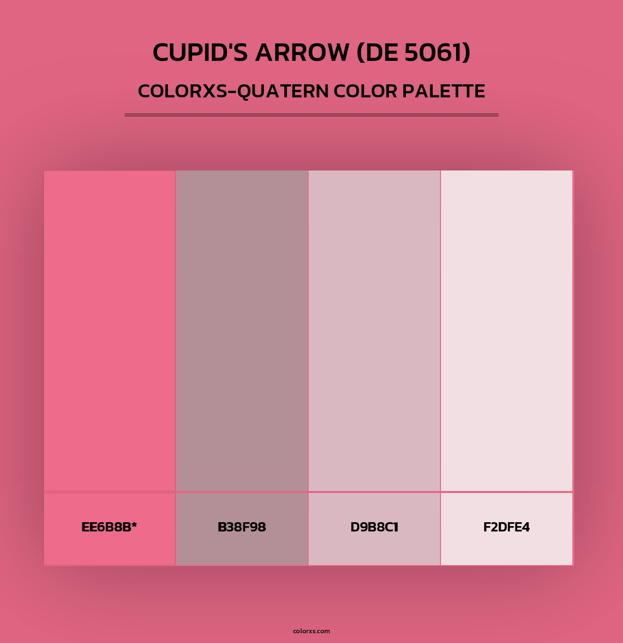 Cupid's Arrow (DE 5061) - Colorxs Quad Palette