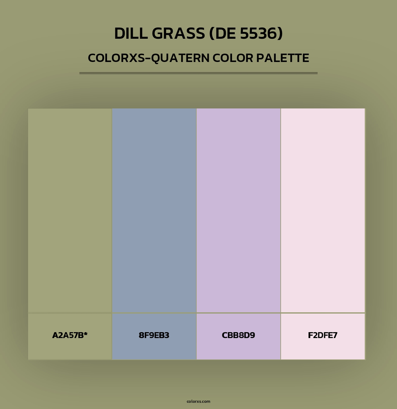 Dill Grass (DE 5536) - Colorxs Quad Palette