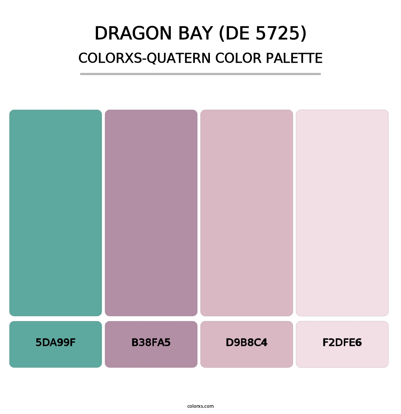 Dragon Bay (DE 5725) - Colorxs Quatern Palette