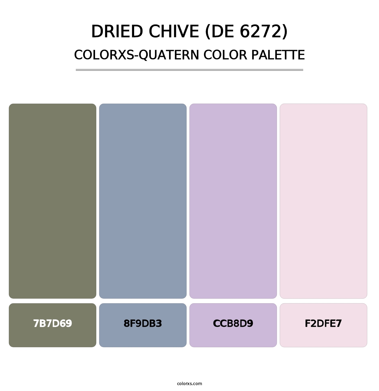 Dried Chive (DE 6272) - Colorxs Quatern Palette