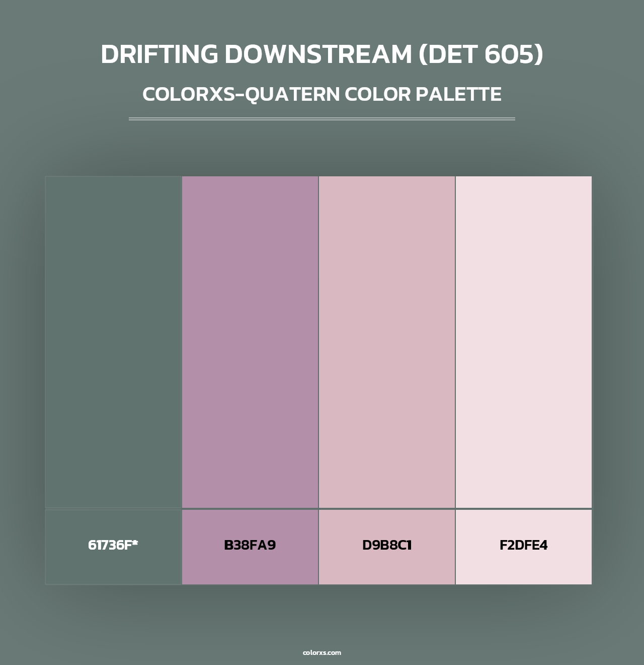 Drifting Downstream (DET 605) - Colorxs Quad Palette