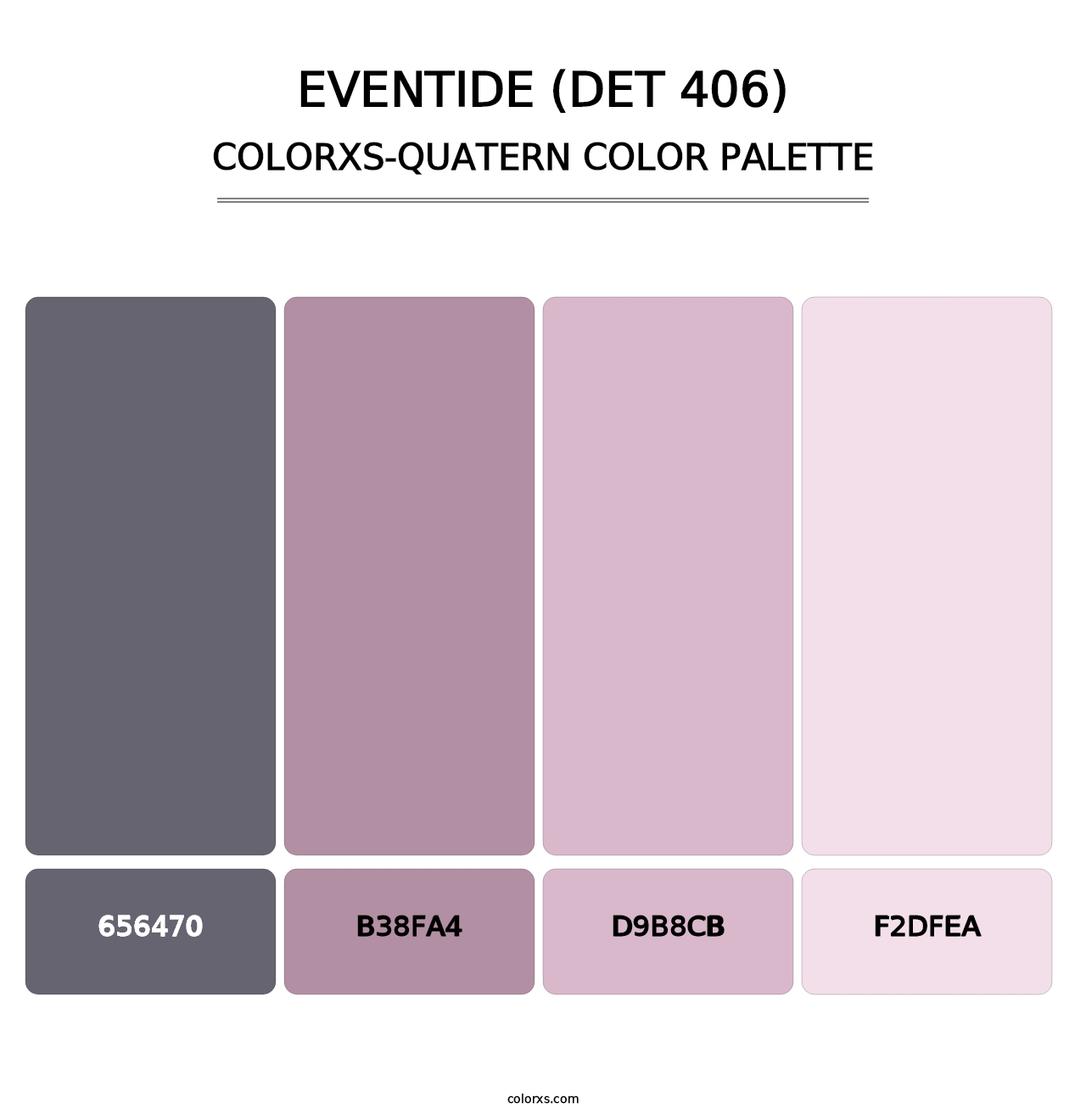 Eventide (DET 406) - Colorxs Quatern Palette