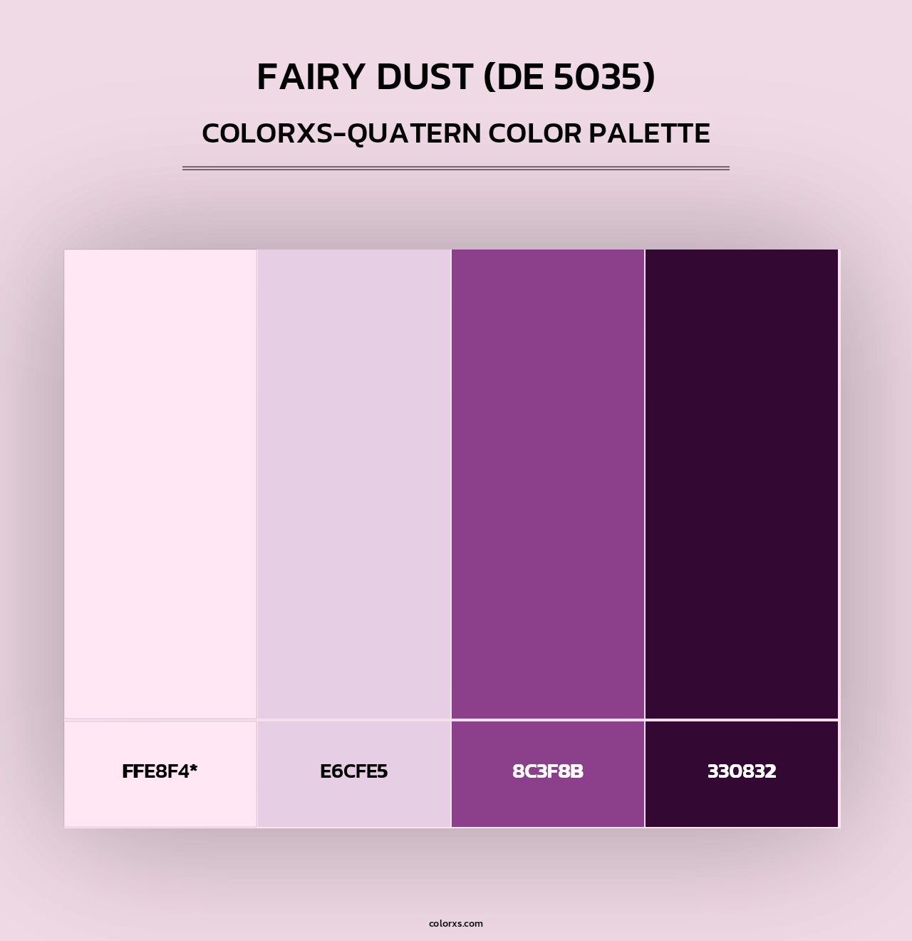 Fairy Dust (DE 5035) - Colorxs Quad Palette