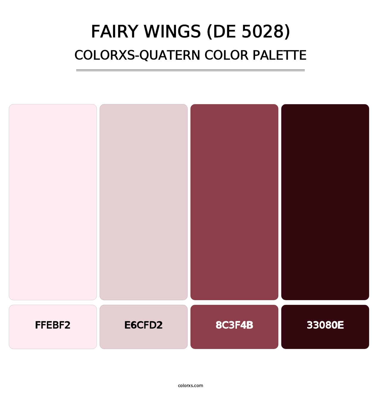 Fairy Wings (DE 5028) - Colorxs Quatern Palette