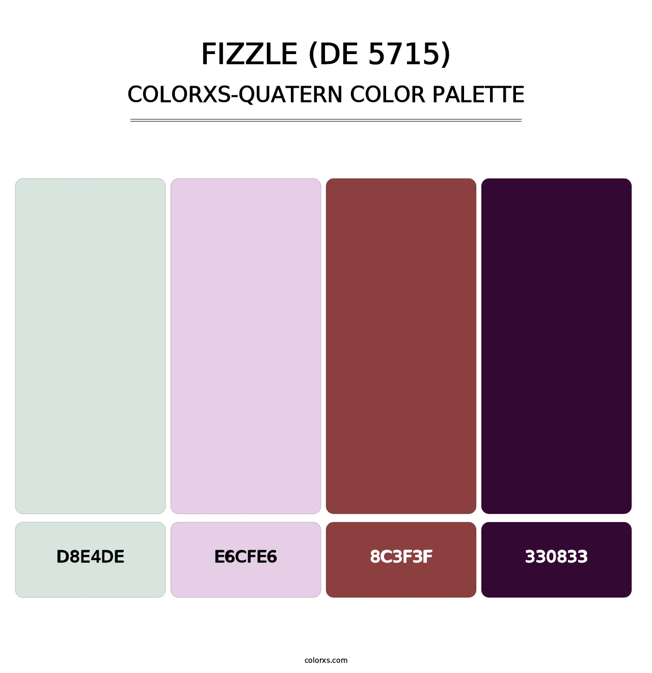 Fizzle (DE 5715) - Colorxs Quatern Palette