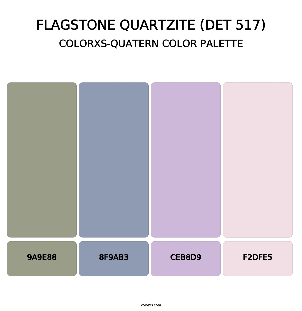 Flagstone Quartzite (DET 517) - Colorxs Quatern Palette