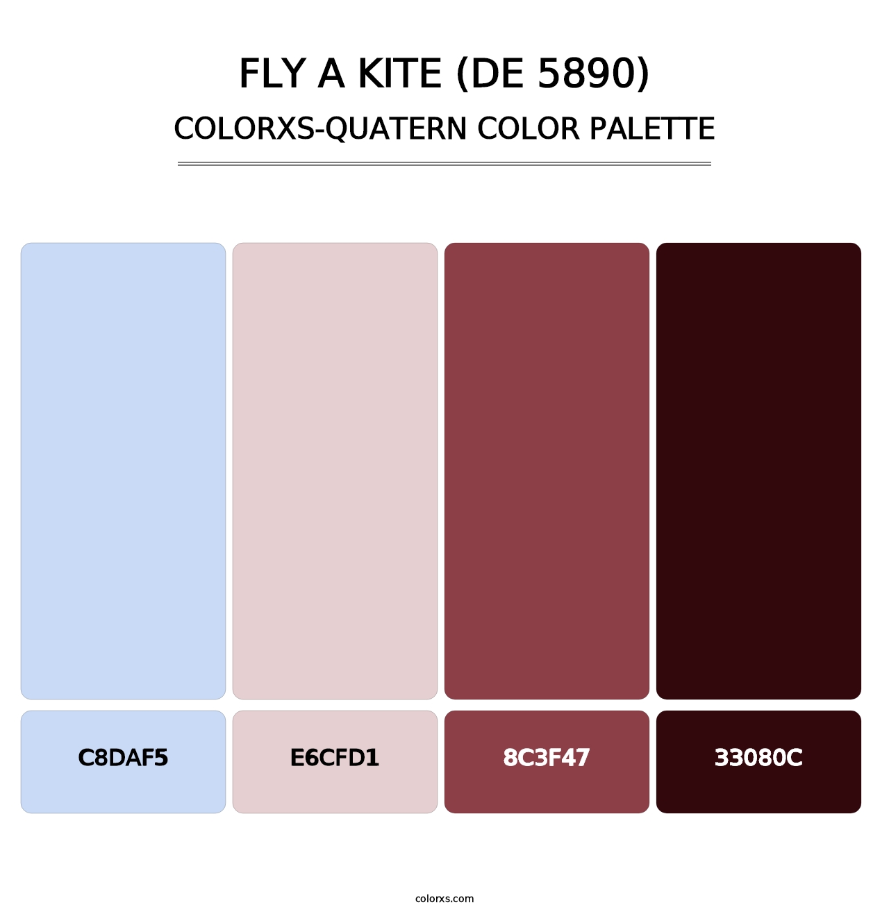 Fly a Kite (DE 5890) - Colorxs Quatern Palette