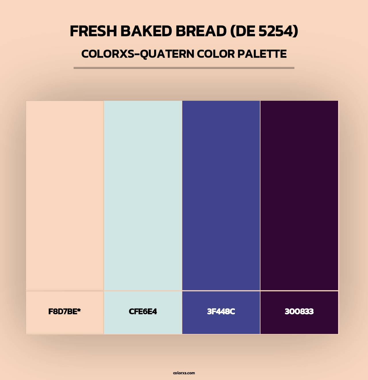 Fresh Baked Bread (DE 5254) - Colorxs Quad Palette