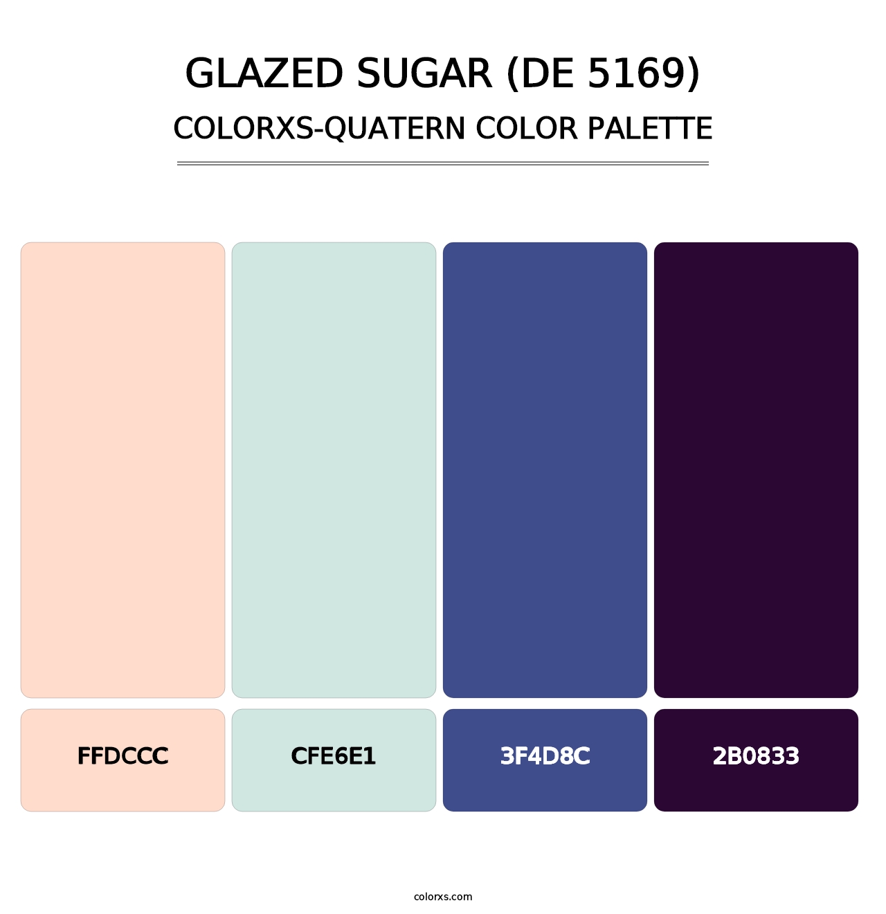 Glazed Sugar (DE 5169) - Colorxs Quatern Palette