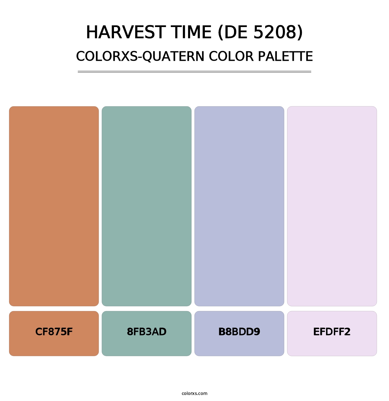 Harvest Time (DE 5208) - Colorxs Quatern Palette