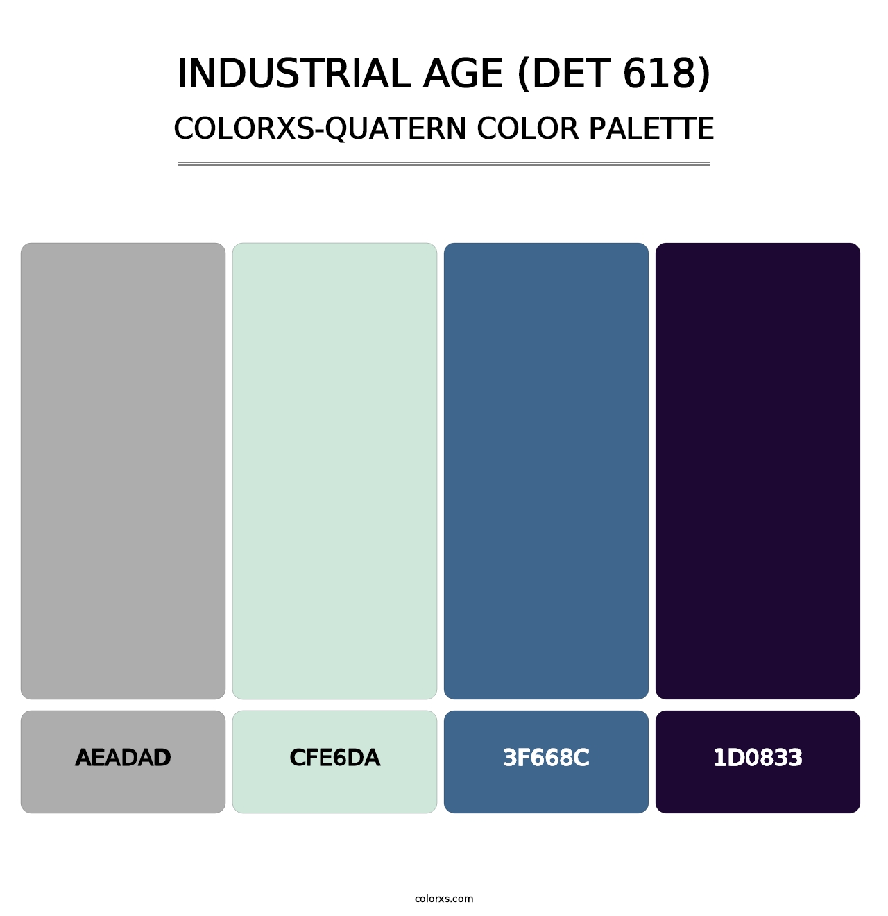 Industrial Age (DET 618) - Colorxs Quatern Palette