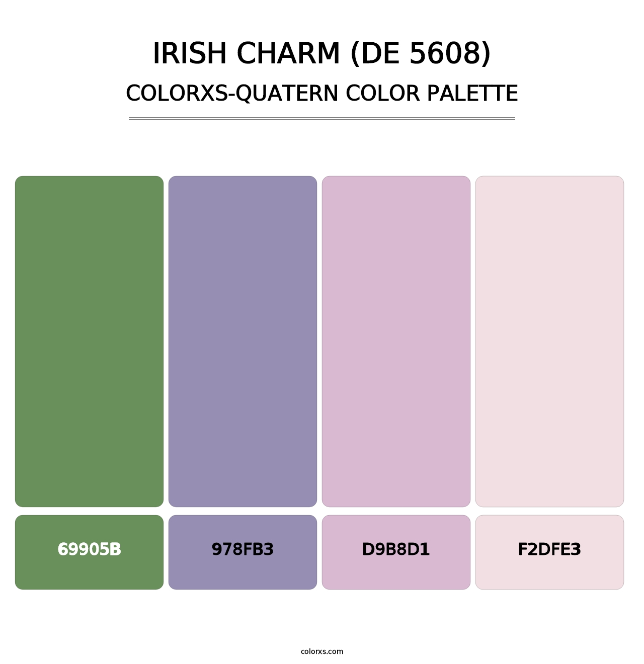 Irish Charm (DE 5608) - Colorxs Quatern Palette