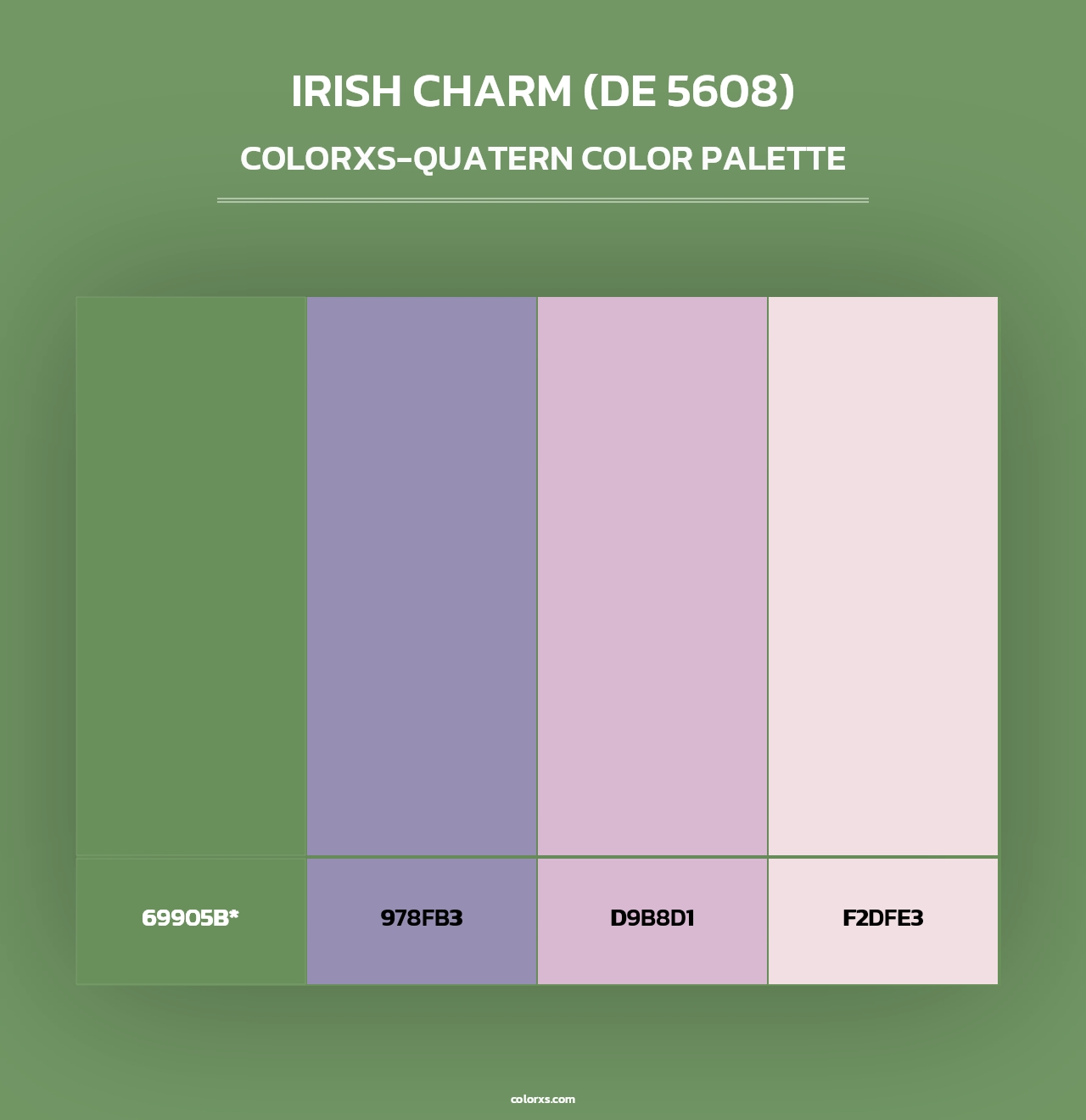 Irish Charm (DE 5608) - Colorxs Quad Palette