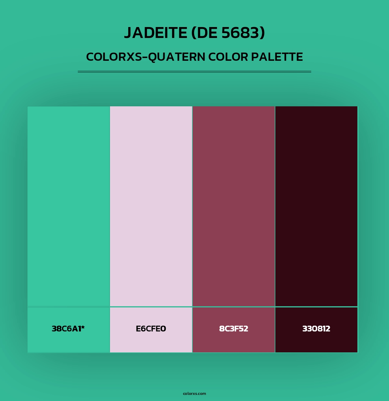 Jadeite (DE 5683) - Colorxs Quad Palette