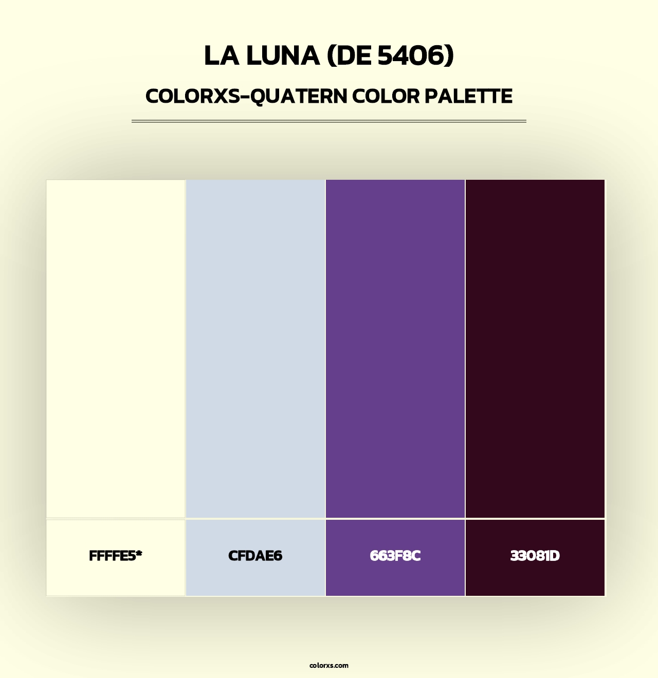La Luna (DE 5406) - Colorxs Quad Palette
