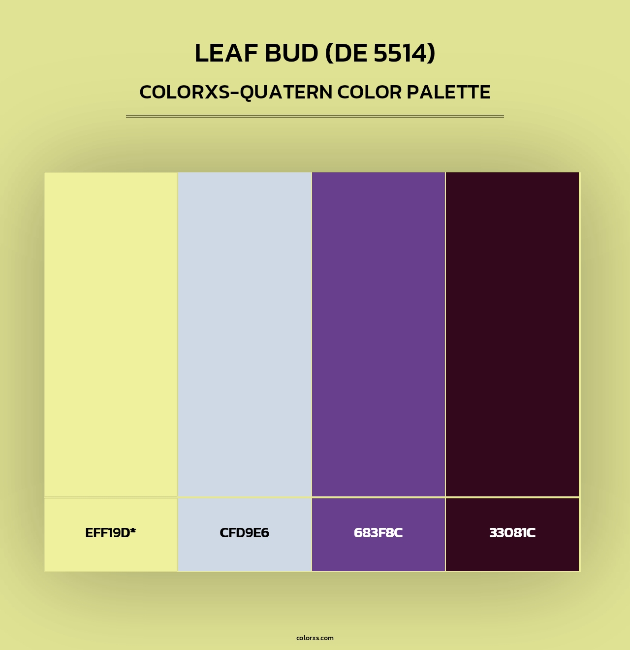 Leaf Bud (DE 5514) - Colorxs Quad Palette