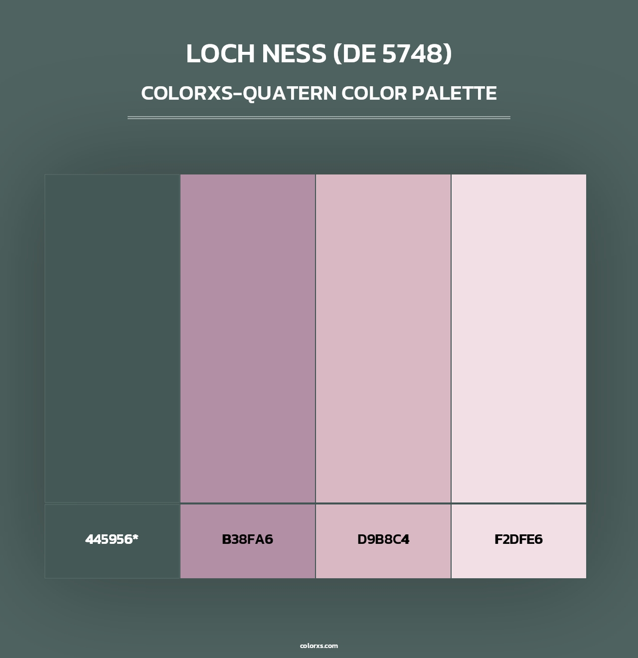 Loch Ness (DE 5748) - Colorxs Quad Palette