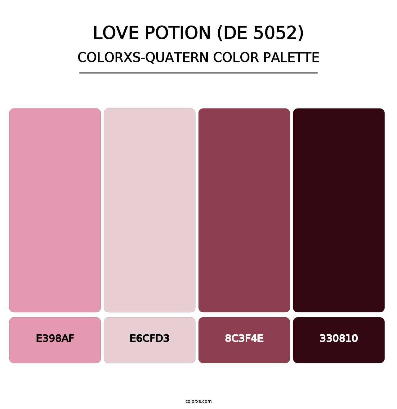 Love Potion (DE 5052) - Colorxs Quatern Palette