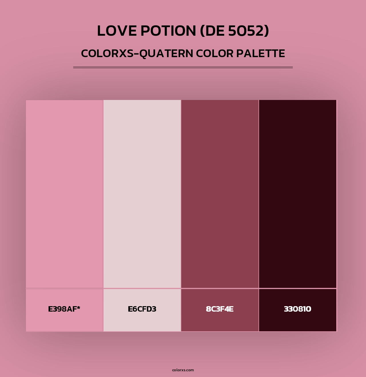 Love Potion (DE 5052) - Colorxs Quad Palette