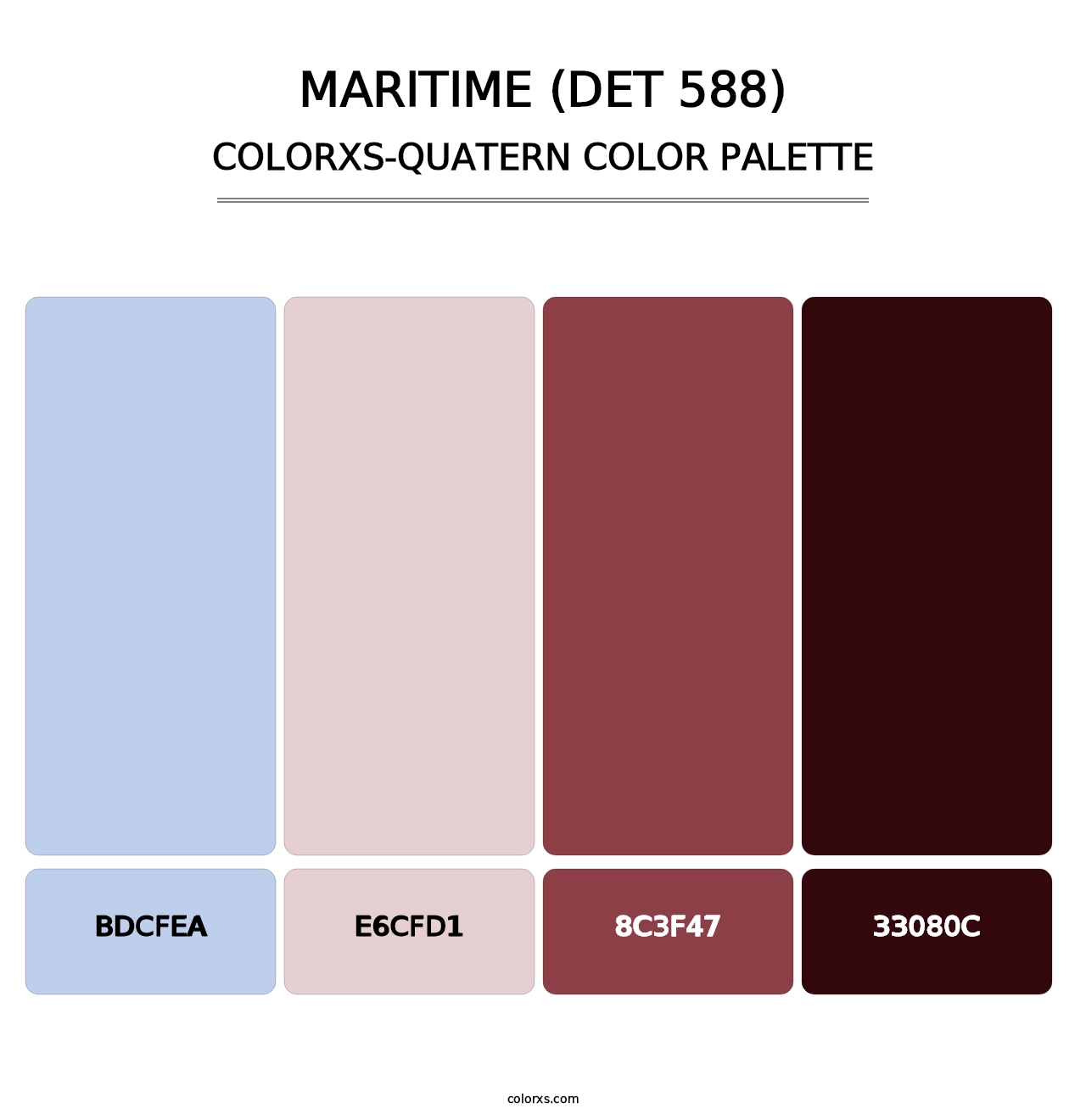 Maritime (DET 588) - Colorxs Quatern Palette