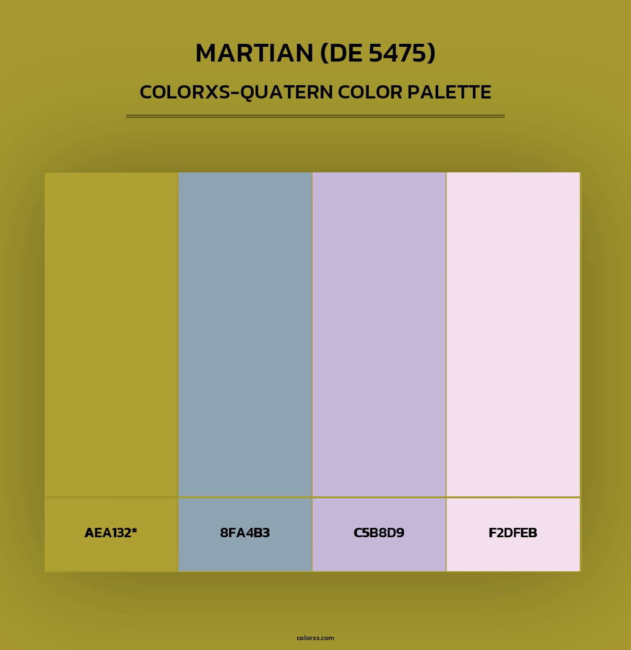 Martian (DE 5475) - Colorxs Quad Palette