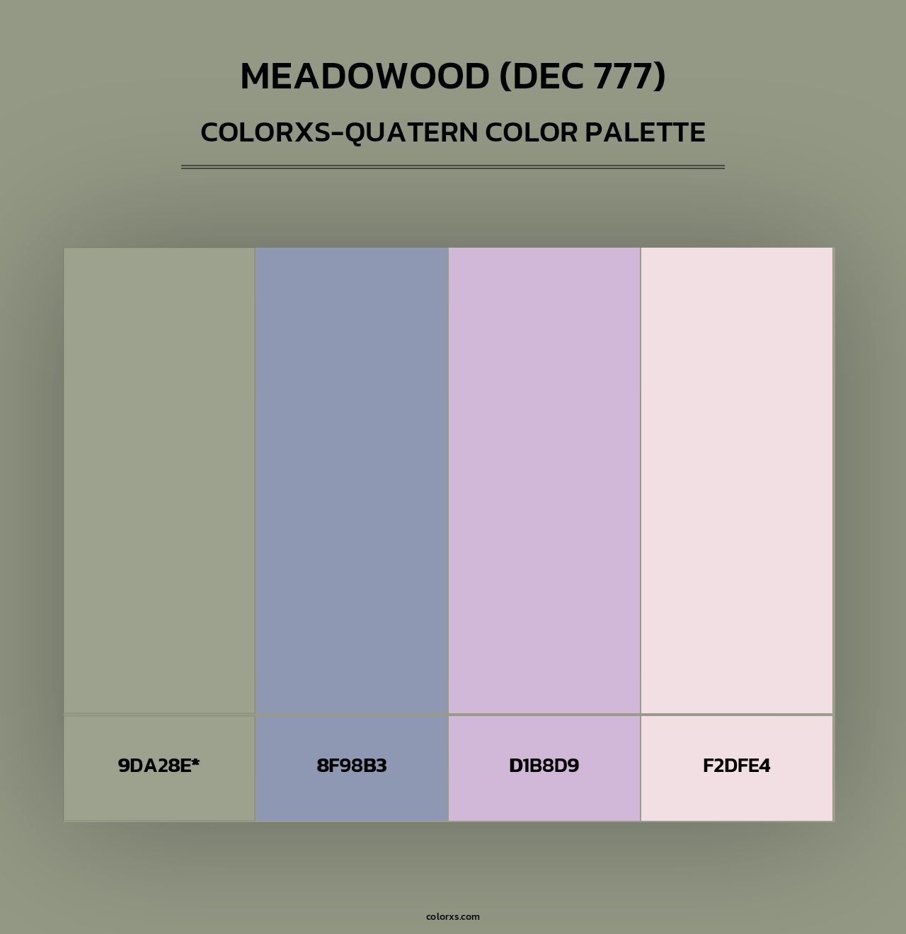 Meadowood (DEC 777) - Colorxs Quad Palette