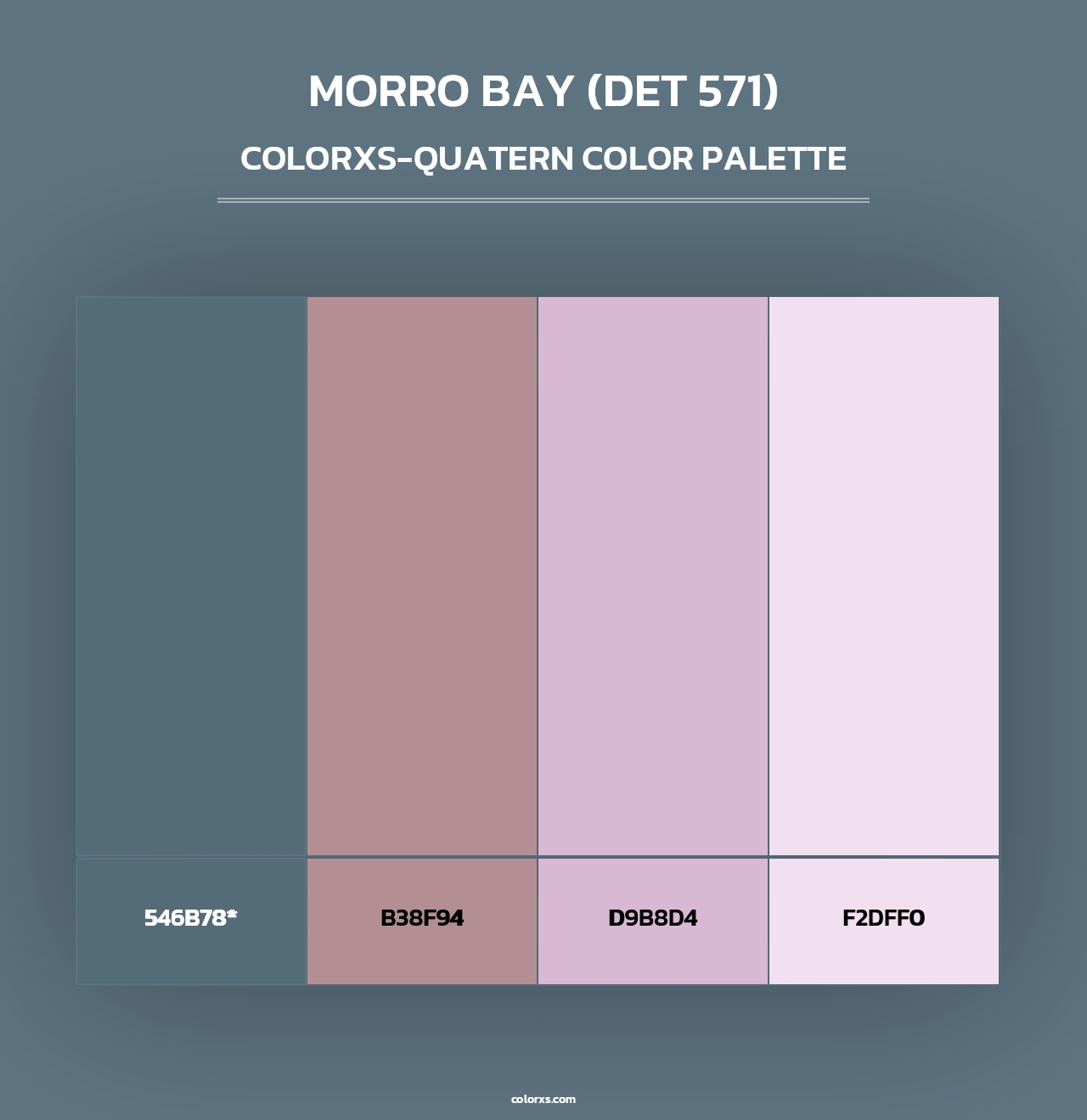 Morro Bay (DET 571) - Colorxs Quad Palette