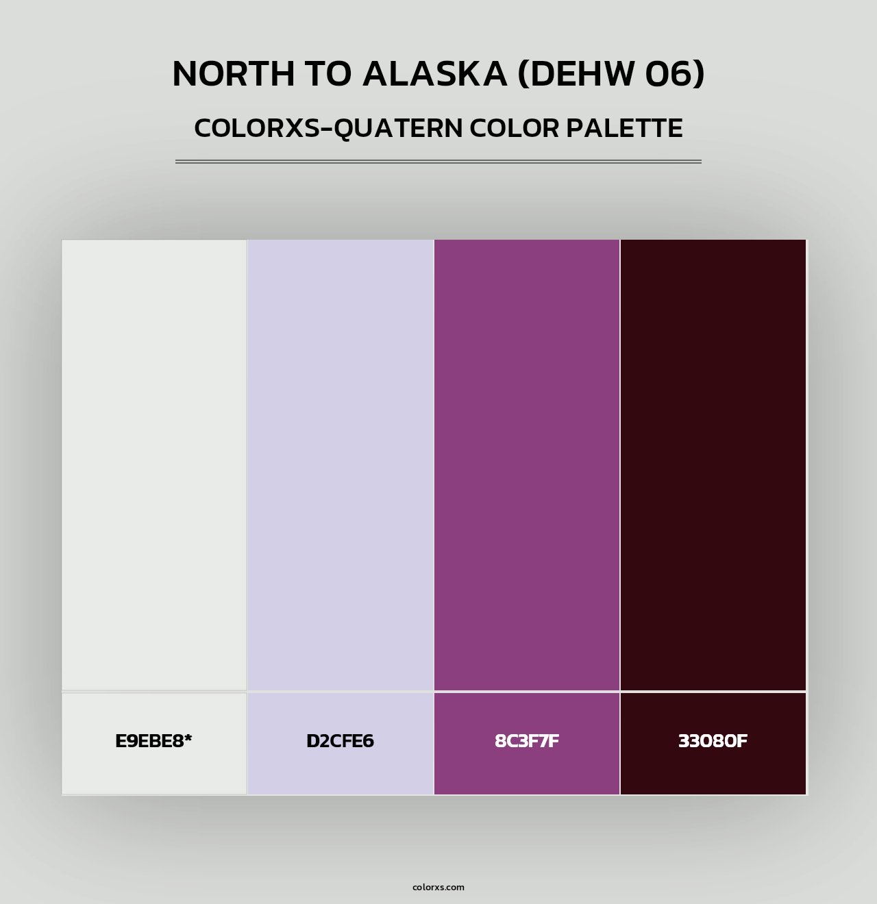 North To Alaska (DEHW 06) - Colorxs Quad Palette