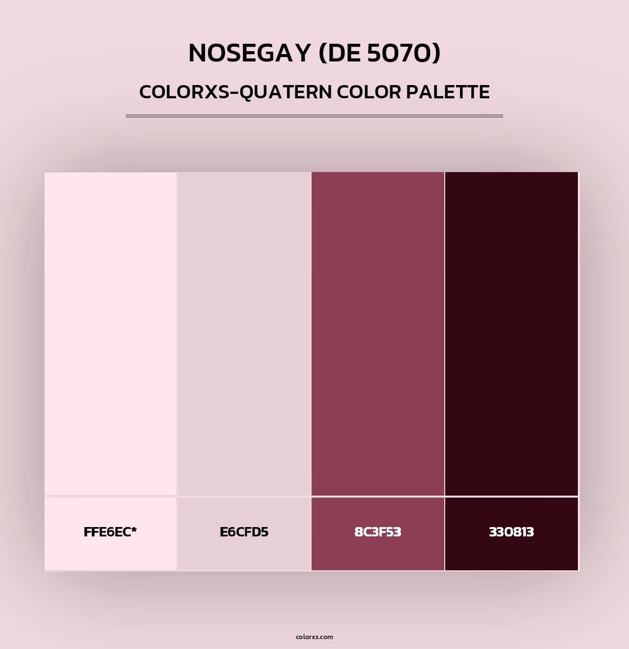 Nosegay (DE 5070) - Colorxs Quad Palette