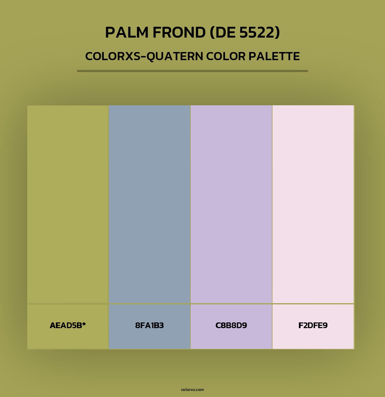 Palm Frond (DE 5522) - Colorxs Quad Palette
