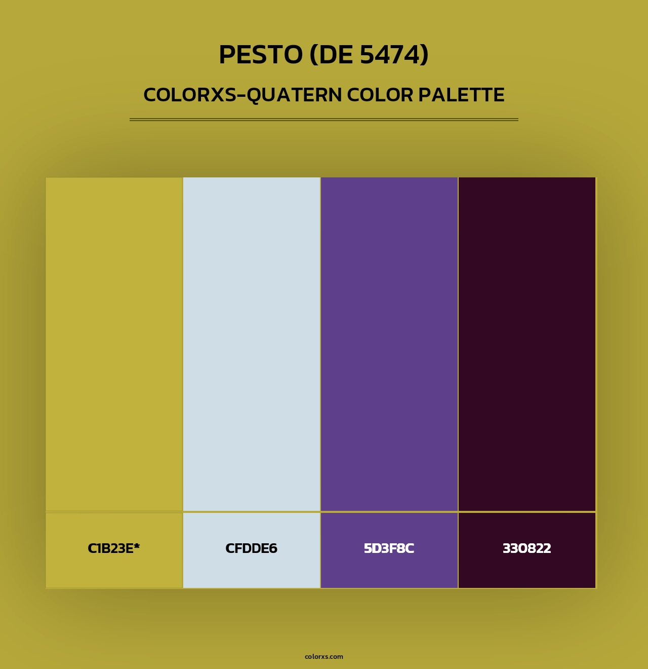 Pesto (DE 5474) - Colorxs Quad Palette