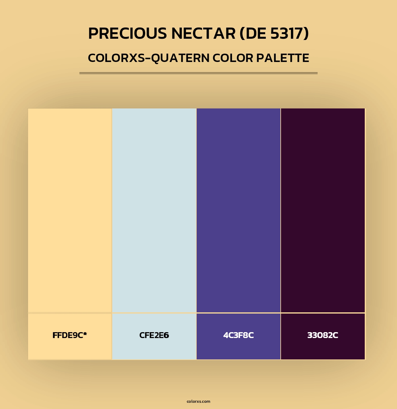 Precious Nectar (DE 5317) - Colorxs Quad Palette