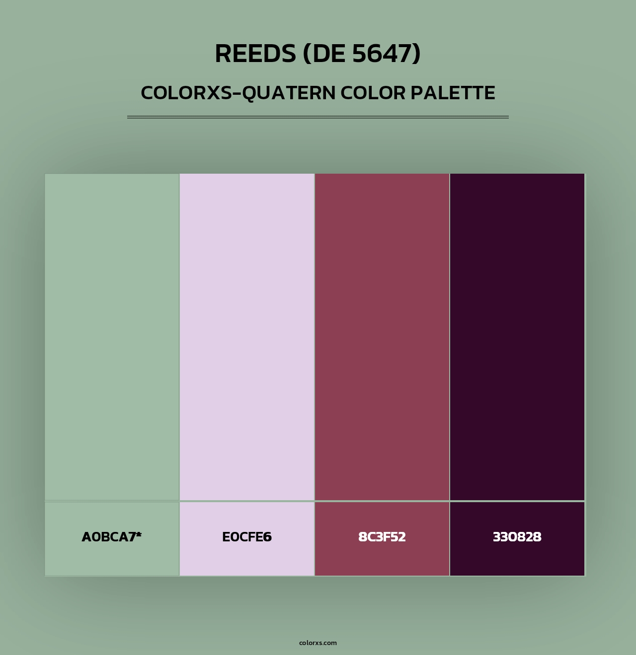Reeds (DE 5647) - Colorxs Quad Palette
