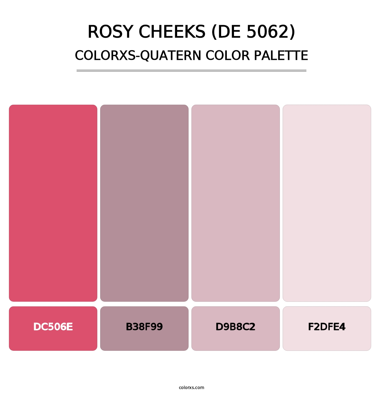 Rosy Cheeks (DE 5062) - Colorxs Quatern Palette