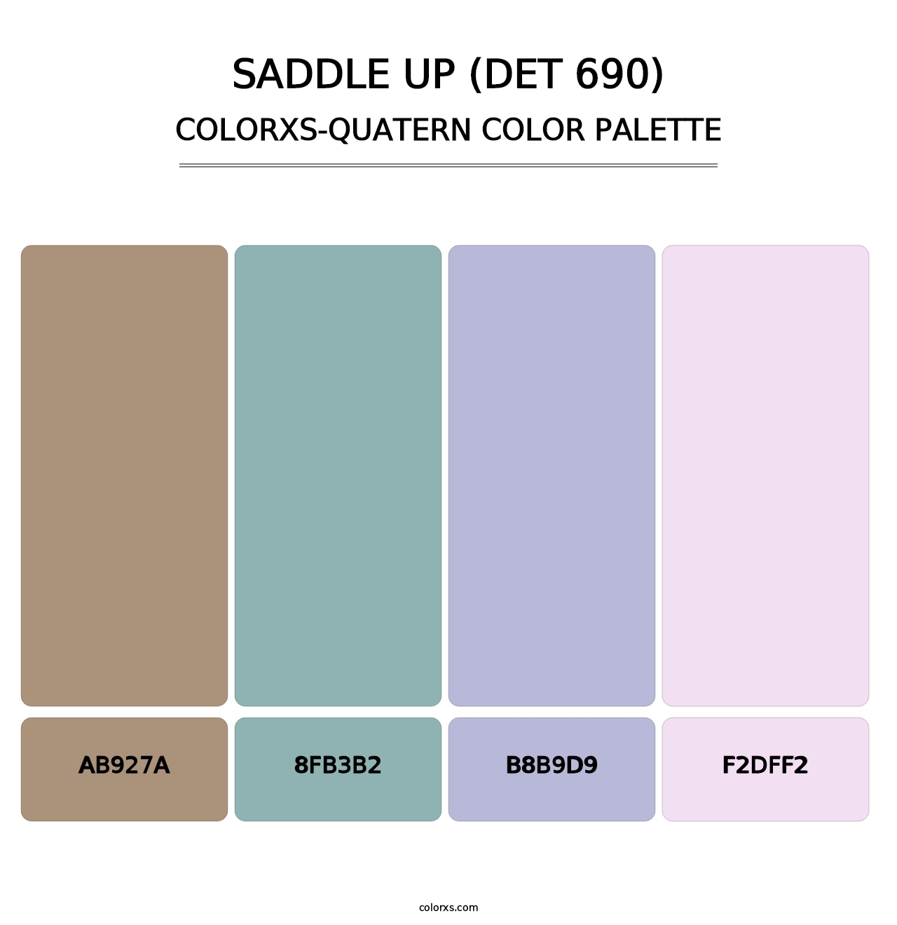 Saddle Up (DET 690) - Colorxs Quatern Palette