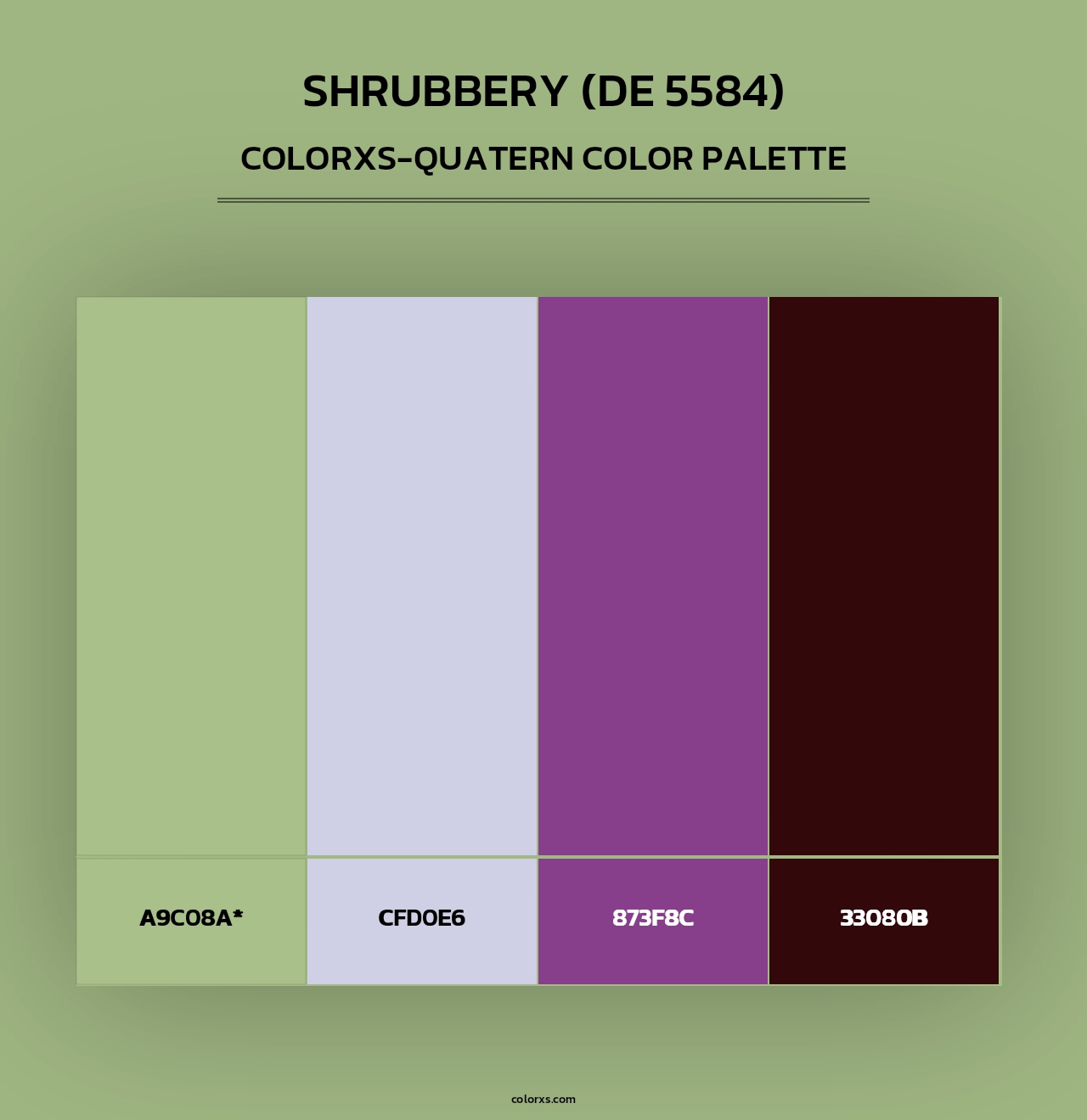 Shrubbery (DE 5584) - Colorxs Quad Palette