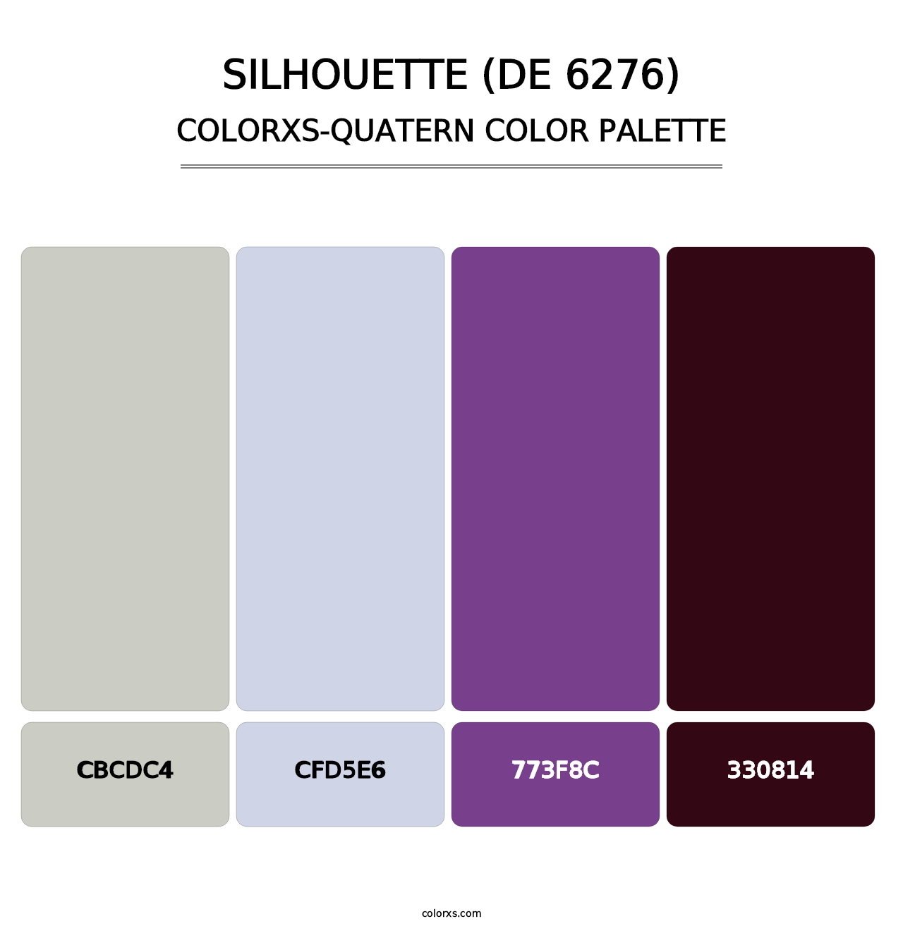 Silhouette (DE 6276) - Colorxs Quatern Palette