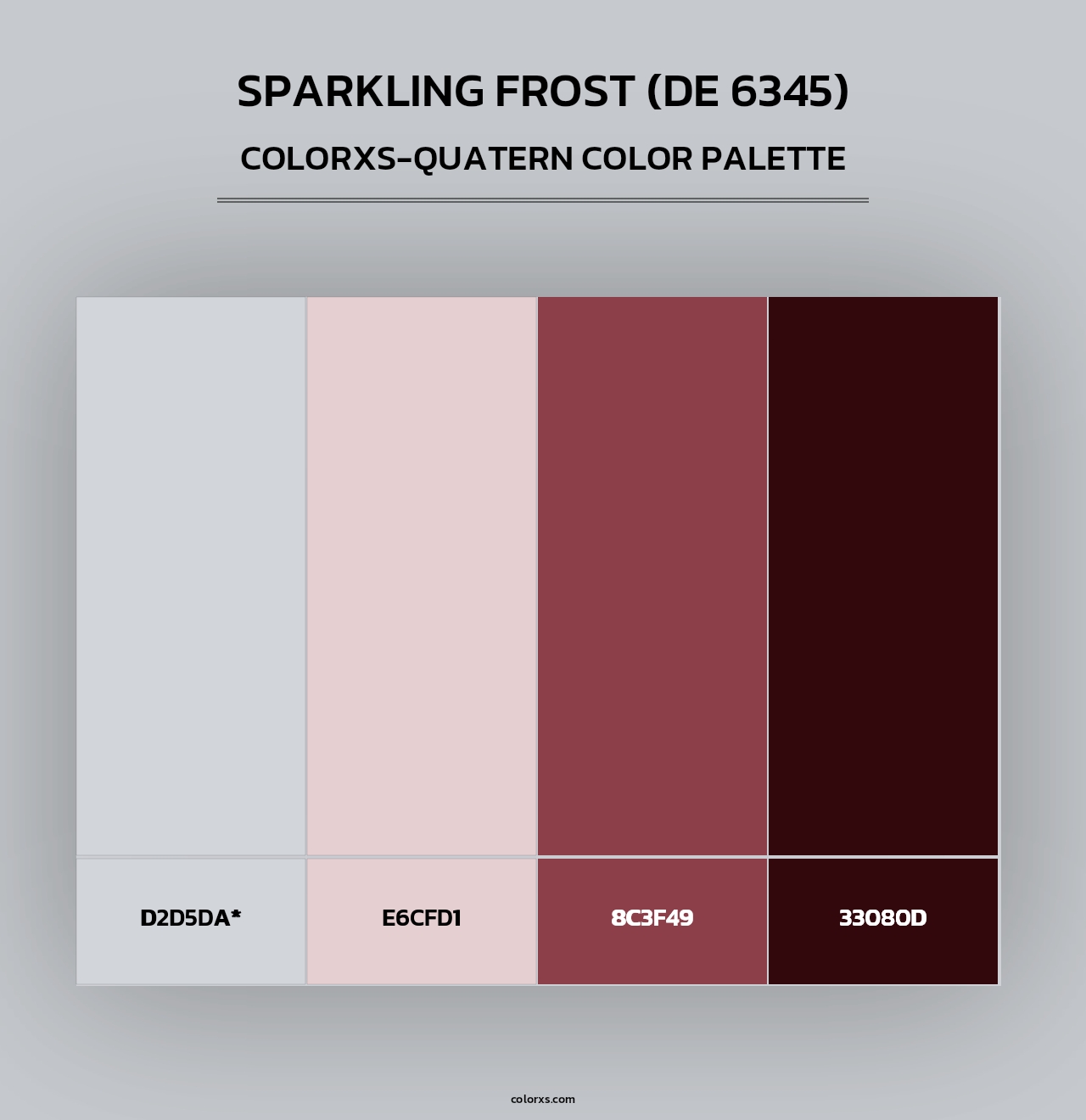 Sparkling Frost (DE 6345) - Colorxs Quad Palette
