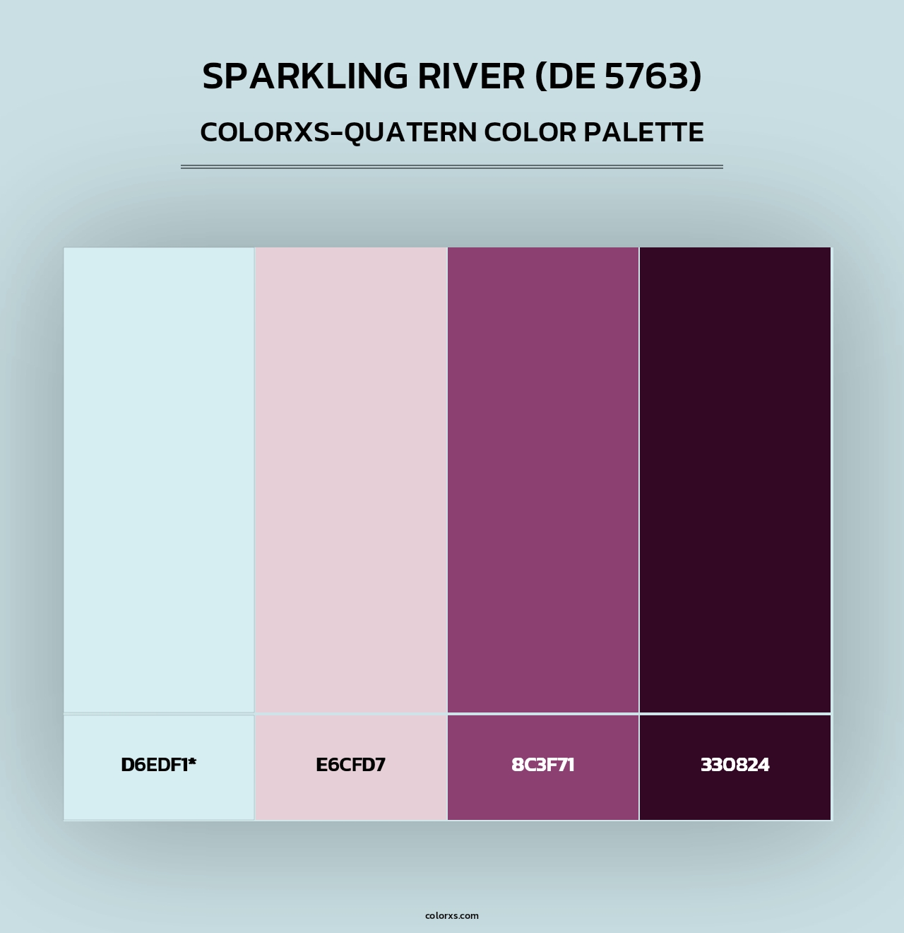 Sparkling River (DE 5763) - Colorxs Quad Palette