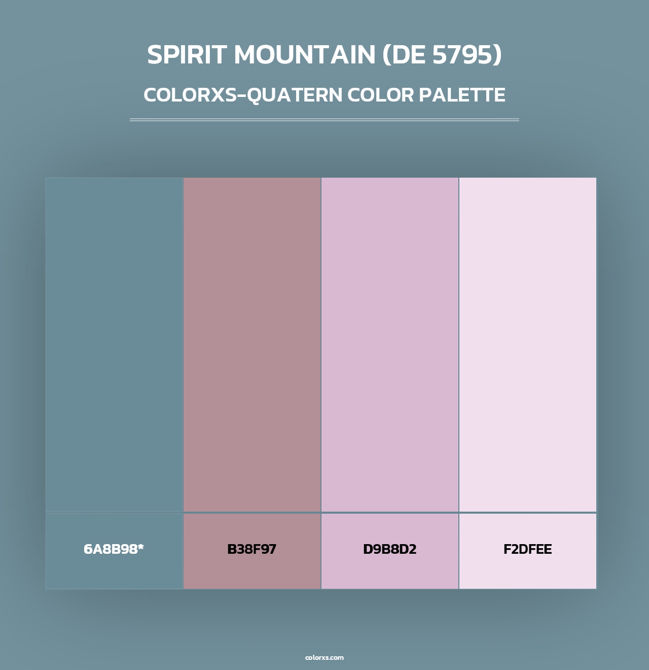 Spirit Mountain (DE 5795) - Colorxs Quad Palette