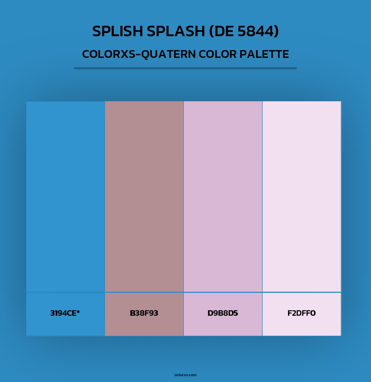 Splish Splash (DE 5844) - Colorxs Quad Palette