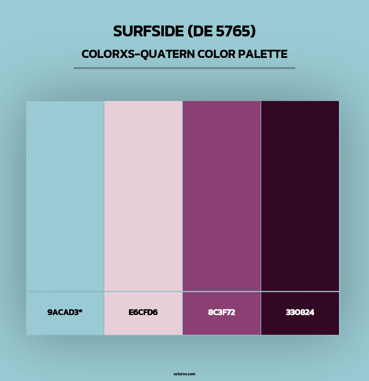 Surfside (DE 5765) - Colorxs Quad Palette